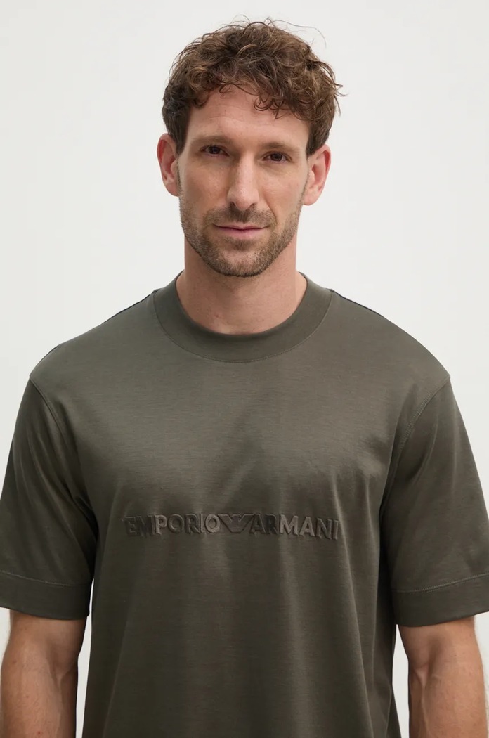 Tričko Emporio Armani zelená 6D1TR9.1JOSZ