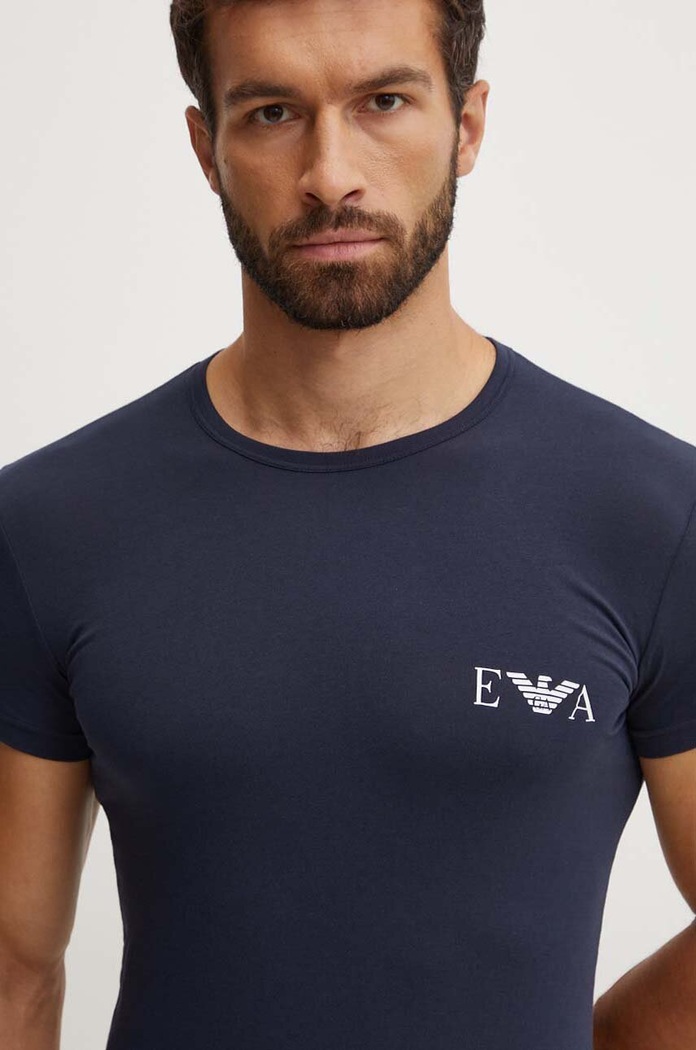 Emporio Armani Underwear t-shirt lounge 2-pack 111670.4F715 biały AW24