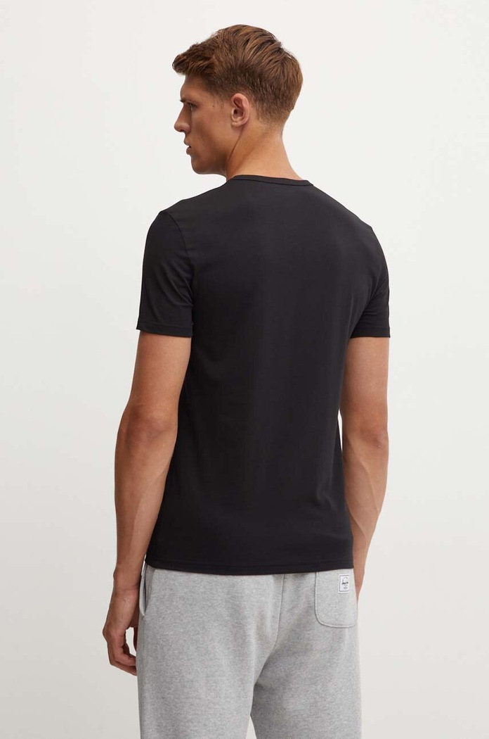 Odzież Emporio Armani Underwear t-shirt lounge 2-pack 111849.4F717 czarny