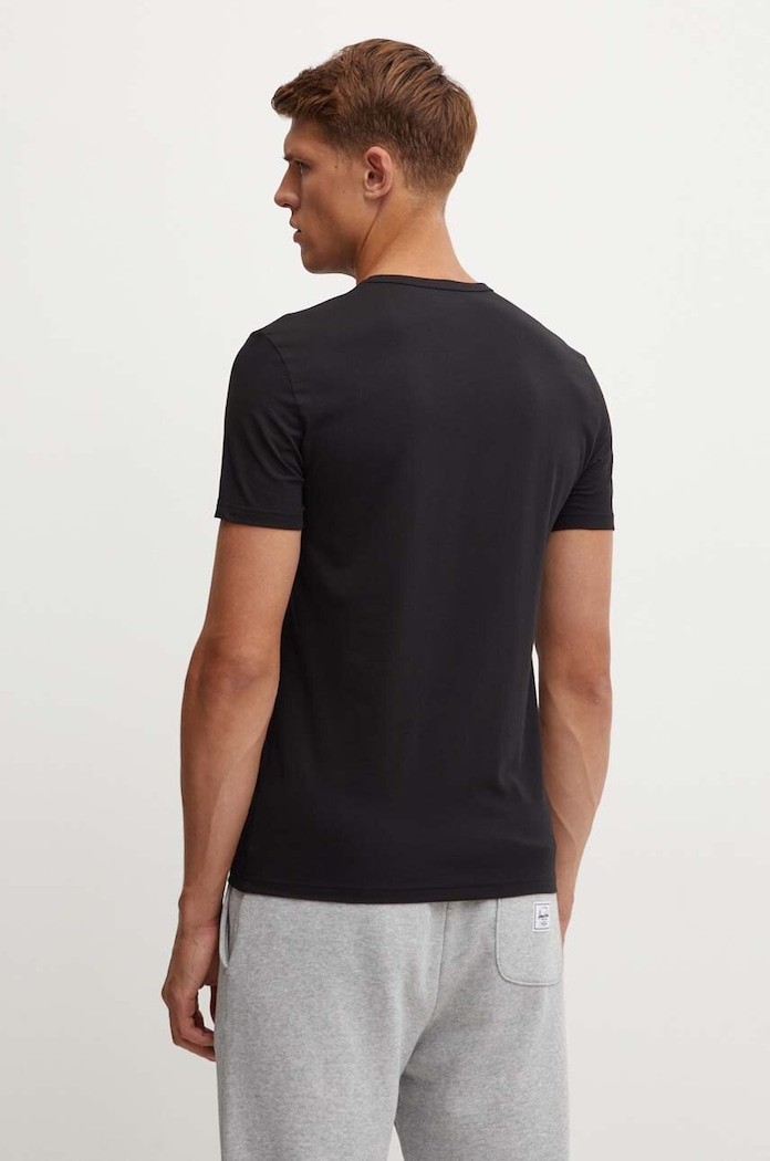 Odzież Emporio Armani Underwear t-shirt lounge 2-pack 111849.4F717 czarny