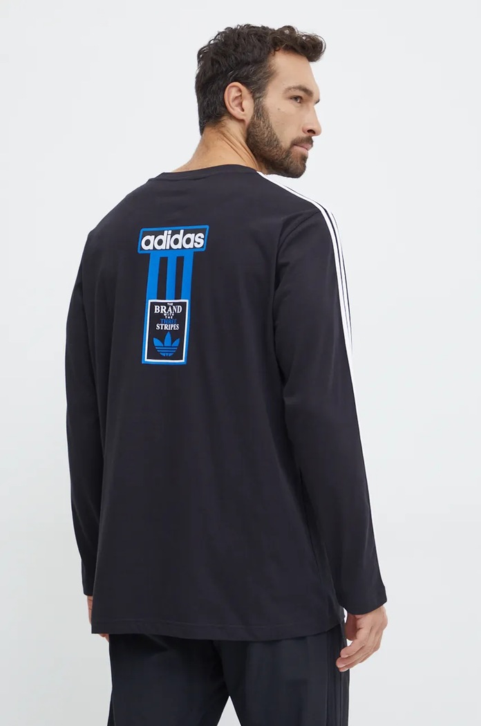 Odzież adidas Originals longsleeve bawełniany Adibreak Longsleeve Tee IY4850 czarny