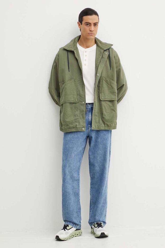 Levi's polo de bumbac A7198 bej AW24