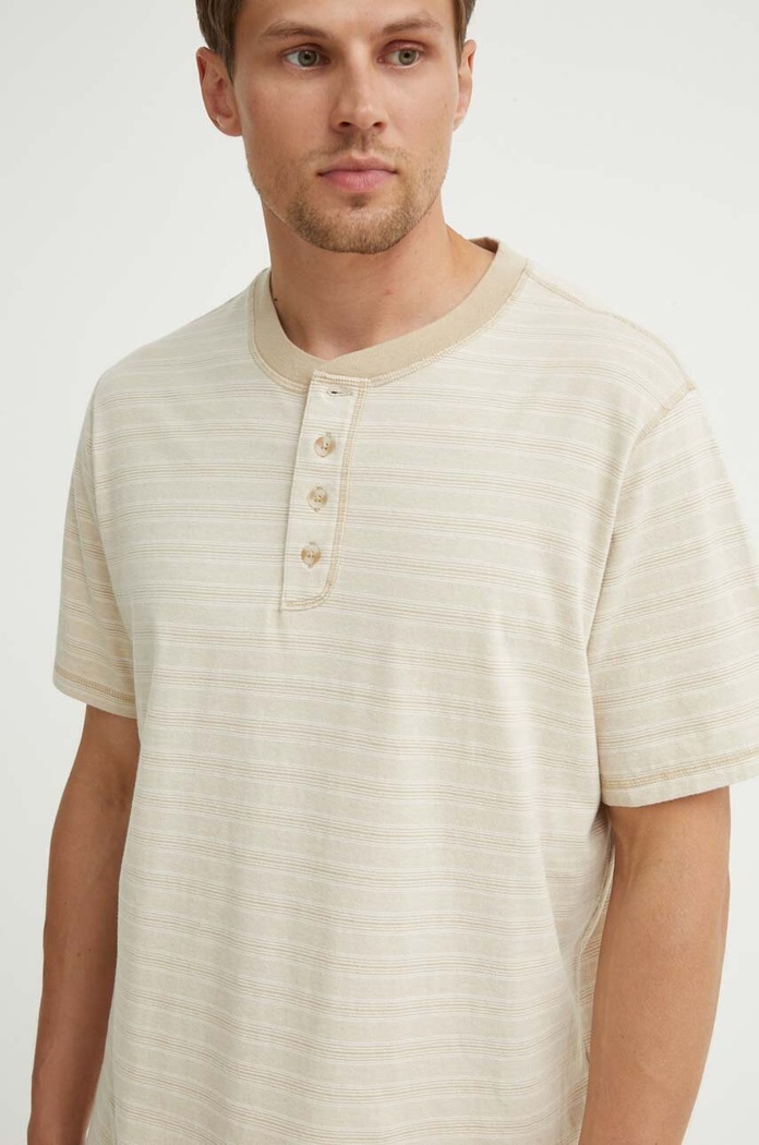 Bombažen polo Levi's A7198 bež