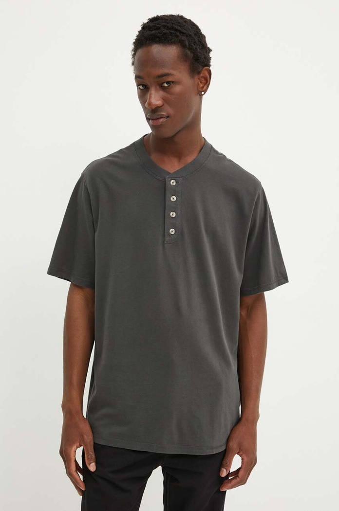 Bombažen polo Levi's siva A7198