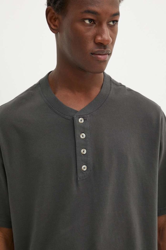 Bombažen polo Levi's siva A7198