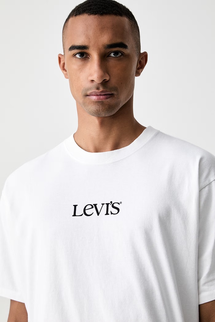 Levi's tričko pánske bavlnené VINTAGE FIT GRAPHIC biela 87373