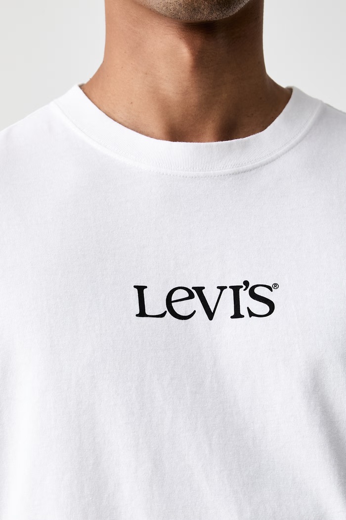 Levi's tričko pánske bavlnené VINTAGE FIT GRAPHIC 87373 biela