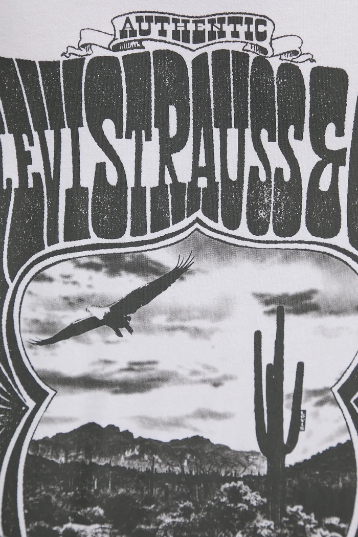 Levi's tricou pentru bărbați din bumbac VINTAGE FIT GRAPHIC 87373 alb