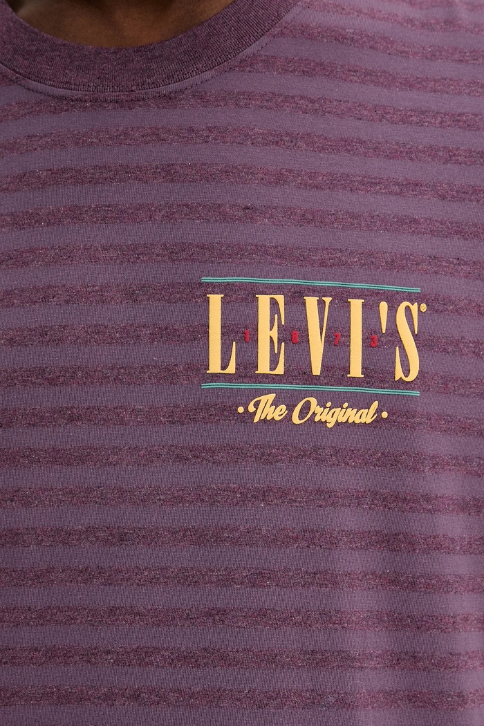 Levi's tricou pentru bărbați din bumbac VINTAGE FIT GRAPHIC violet 87373