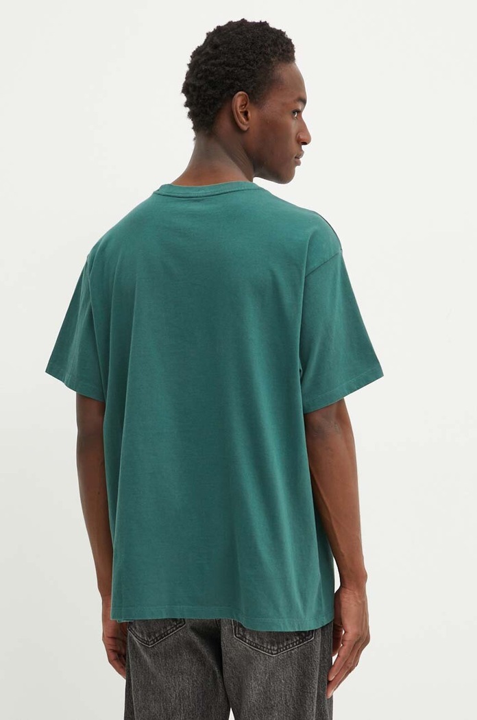 Îmbrăcăminte Levi's tricou pentru bărbați din bumbac VINTAGE FIT GRAPHIC 87373 verde