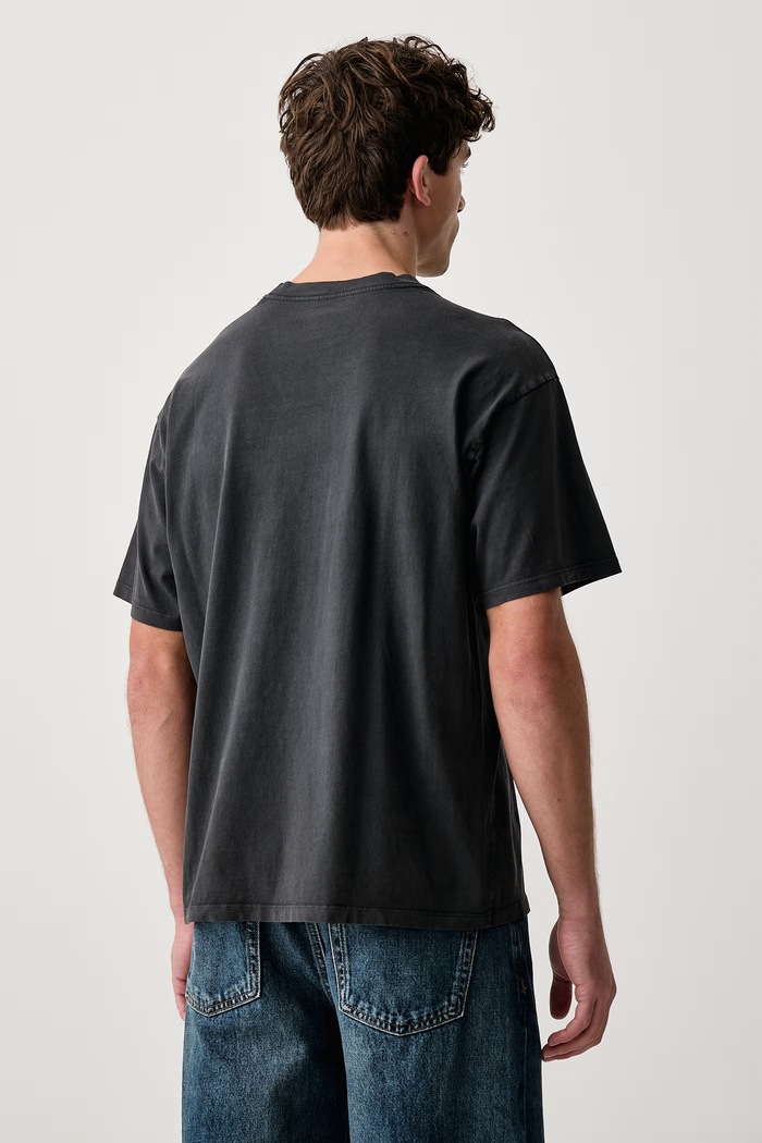 Odzież Levi's T-shirt męski bawełniany VINTAGE FIT GRAPHIC 87373 szary