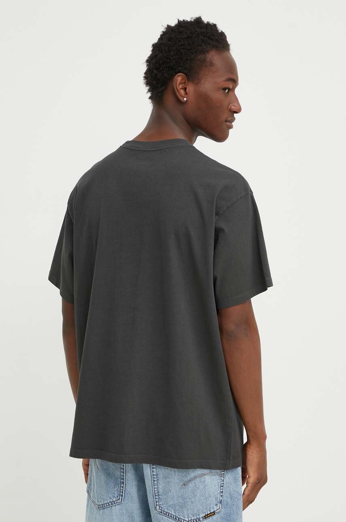 Odzież Levi's T-shirt męski bawełniany VINTAGE FIT GRAPHIC 87373 szary