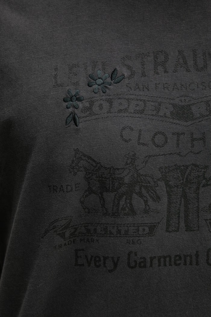 Levi's Tricou męski din bumbac VINTAGE FIT GRAPHIC 87373 gri