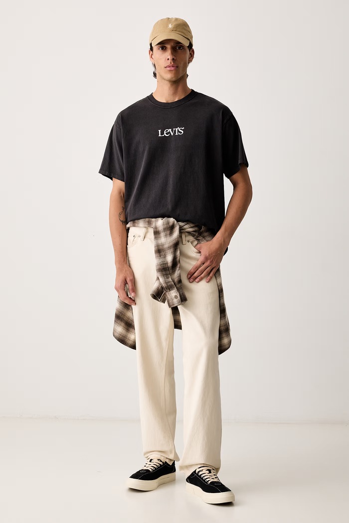 Levi's tričko pánské bavlněné VINTAGE FIT GRAPHIC 87373 černá SS26