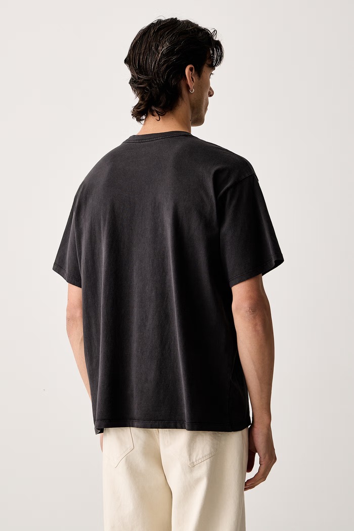 Oblečení Levi's tričko pánské bavlněné VINTAGE FIT GRAPHIC 87373 černá