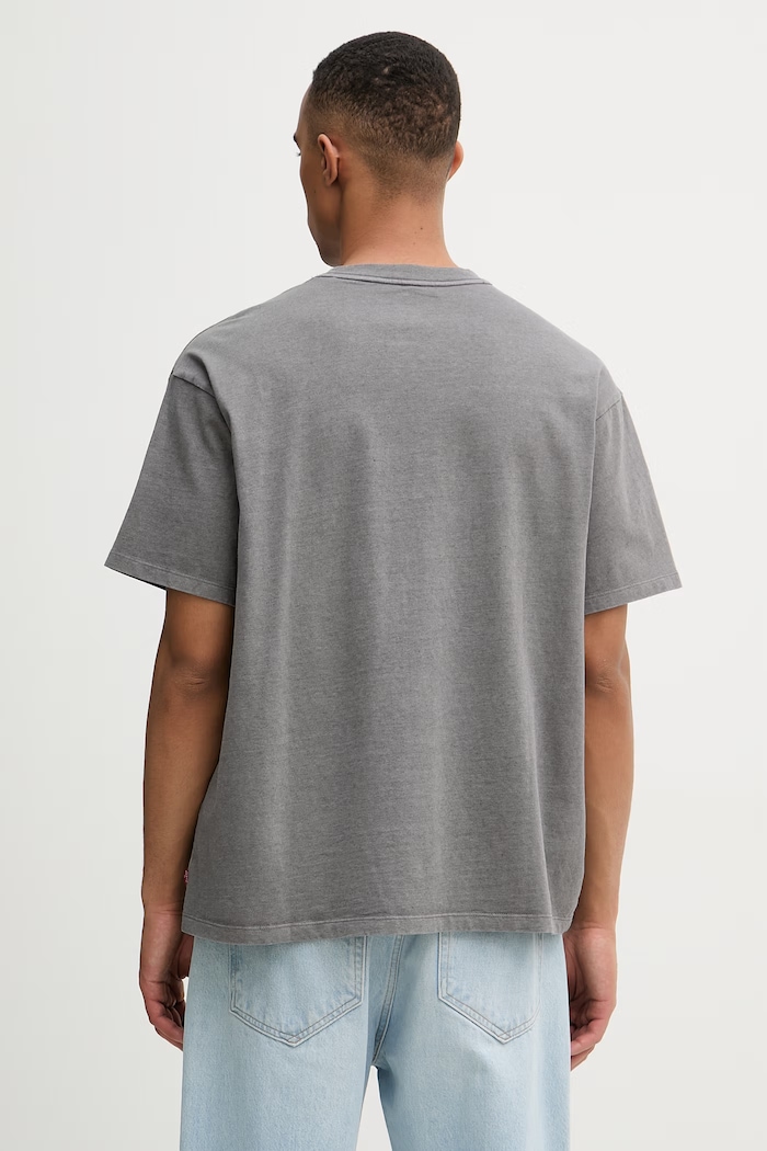 Îmbrăcăminte Levi's tricou pentru bărbați din bumbac VINTAGE FIT GRAPHIC 87373 gri