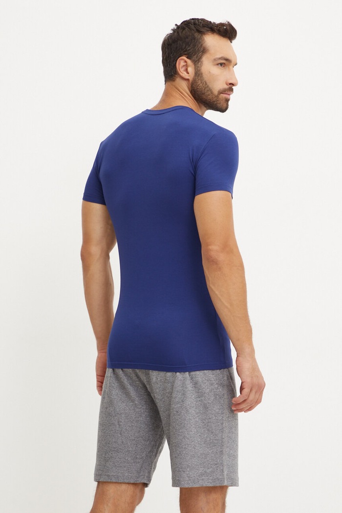 Oblačila Majica lounge Emporio Armani Underwear 111035.4F729 mornarsko modra
