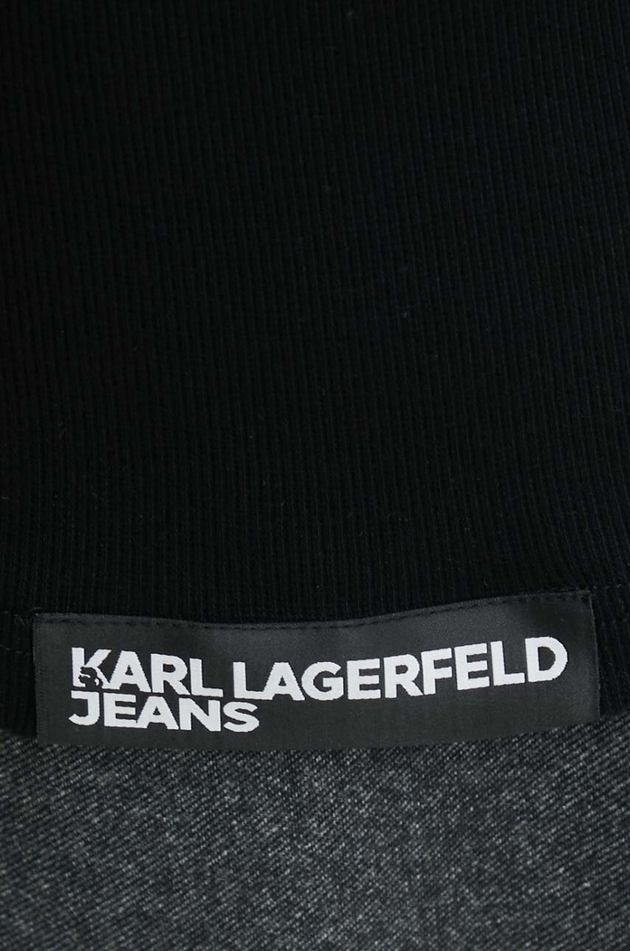 Tričko Karl Lagerfeld Jeans 245D1707 čierna