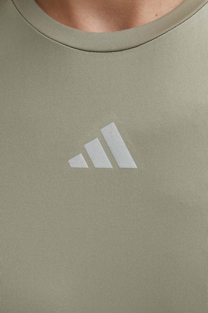 adidas Performance t-shirt treningowy Gym+ IR5875 beżowy