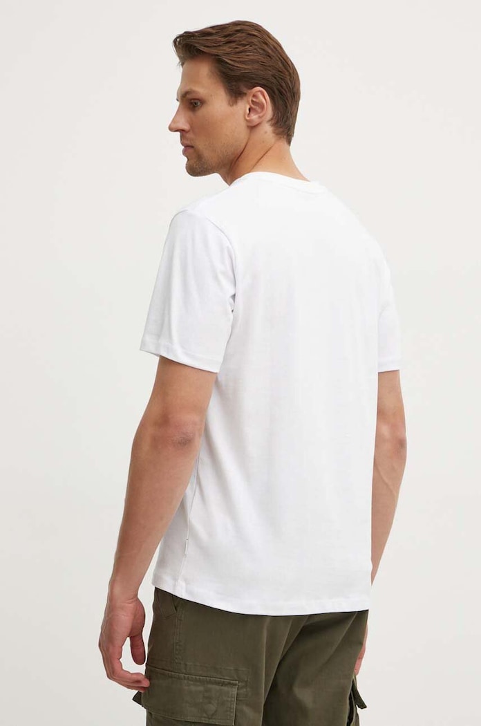 Oblečenie Bavlnené tričko Pepe Jeans ARSHINE PM509651 biela