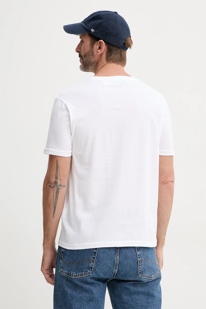 Oblečenie Bavlnené tričko United Colors of Benetton 3I1XU1096 biela