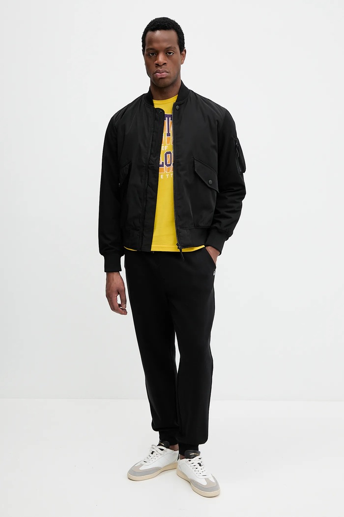 Bavlnené tričko United Colors of Benetton 3I1XU1096 žltá AW25