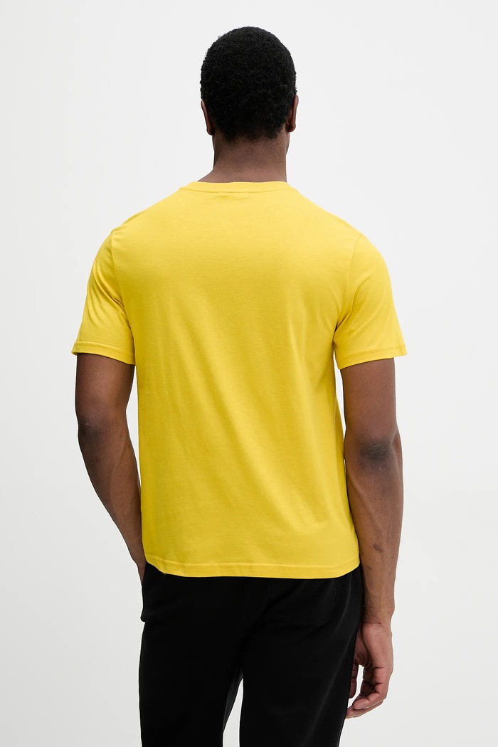 Oblečenie Bavlnené tričko United Colors of Benetton 3I1XU1096 žltá