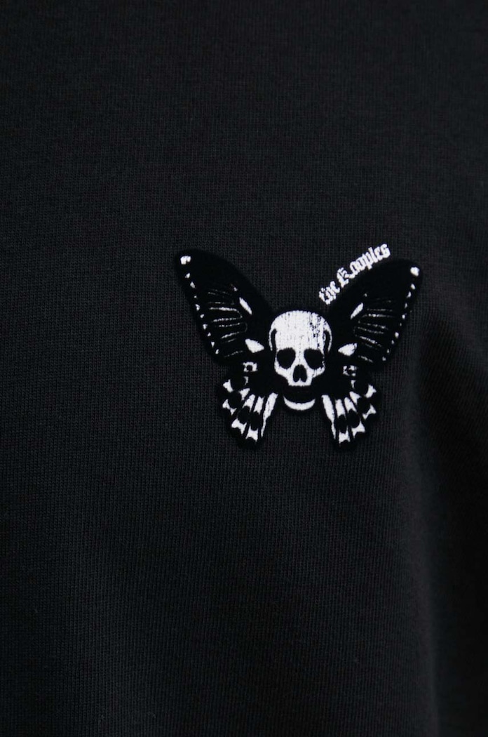 The Kooples t-shirt bawełniany HTSC29028K czarny