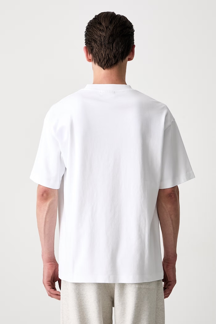 Clothing Drôle de Monsieur Le T-Shirt Slogan Classique t-shirt cotton Men's PERM.TS202.CO002.OPW white