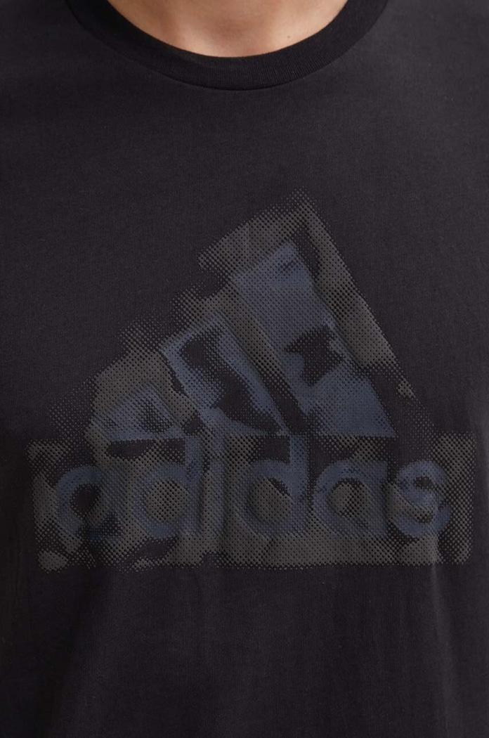 Бавовняна футболка adidas Future Icons IW2652 чорний