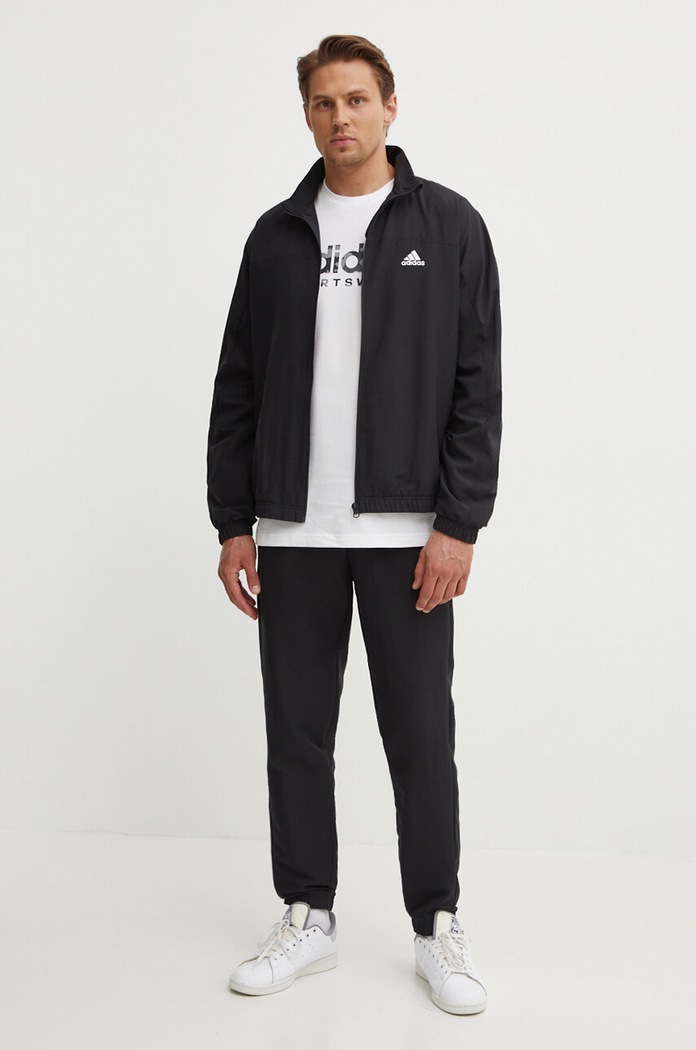 Бавовняна футболка adidas Camo IW2674 білий AW24