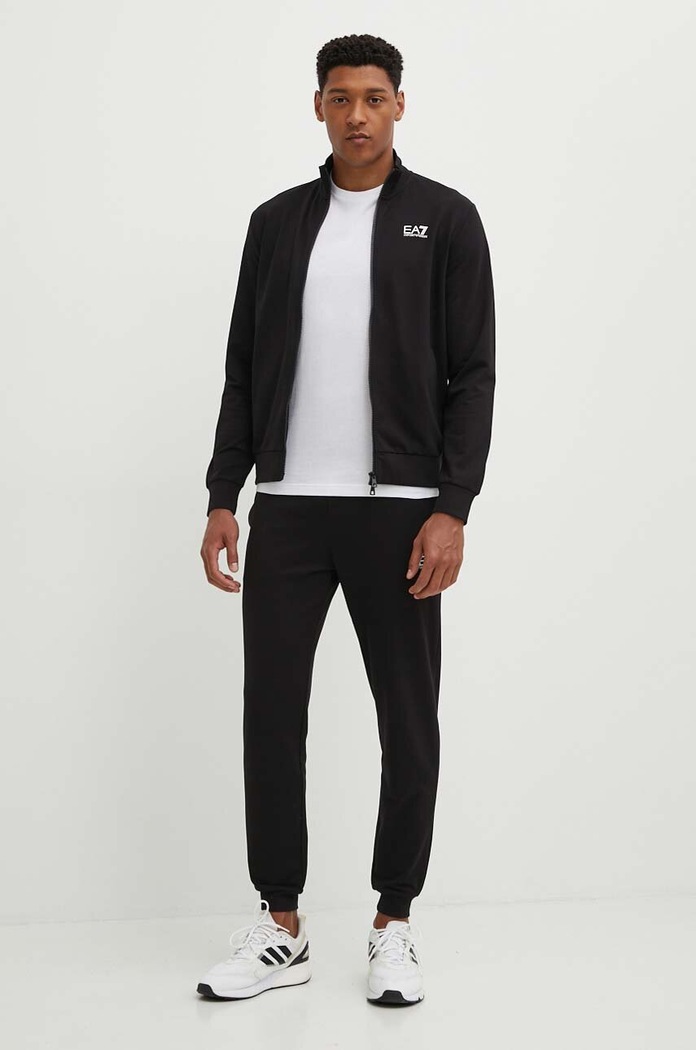 Памучна тениска EA7 Emporio Armani PJVPZ.8NPT25.0100 бял SS26