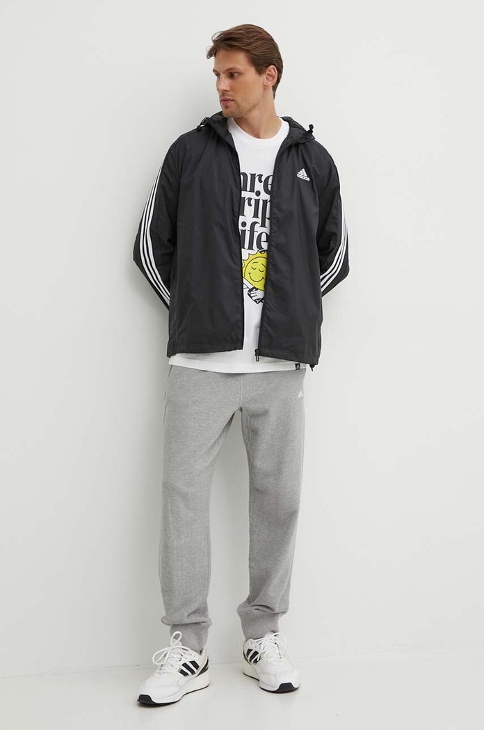 adidas t-shirt bawełniany IY0727 biały AW24