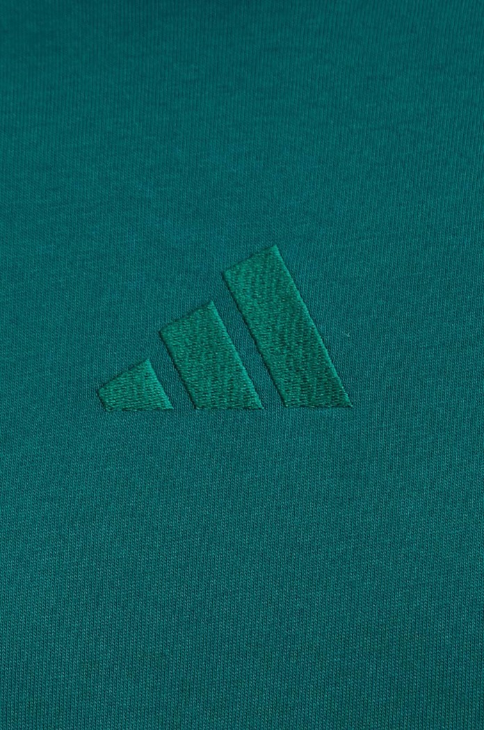 Βαμβακερό μπλουζάκι adidas All SZN IY4143 πράσινο