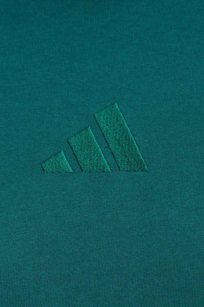 Βαμβακερό μπλουζάκι adidas All SZN IY4143 πράσινο