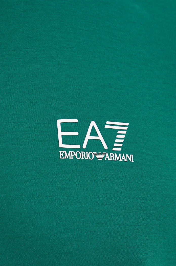 Bavlněné tričko EA7 Emporio Armani PJOLZ.6DPT19.1823 zelená