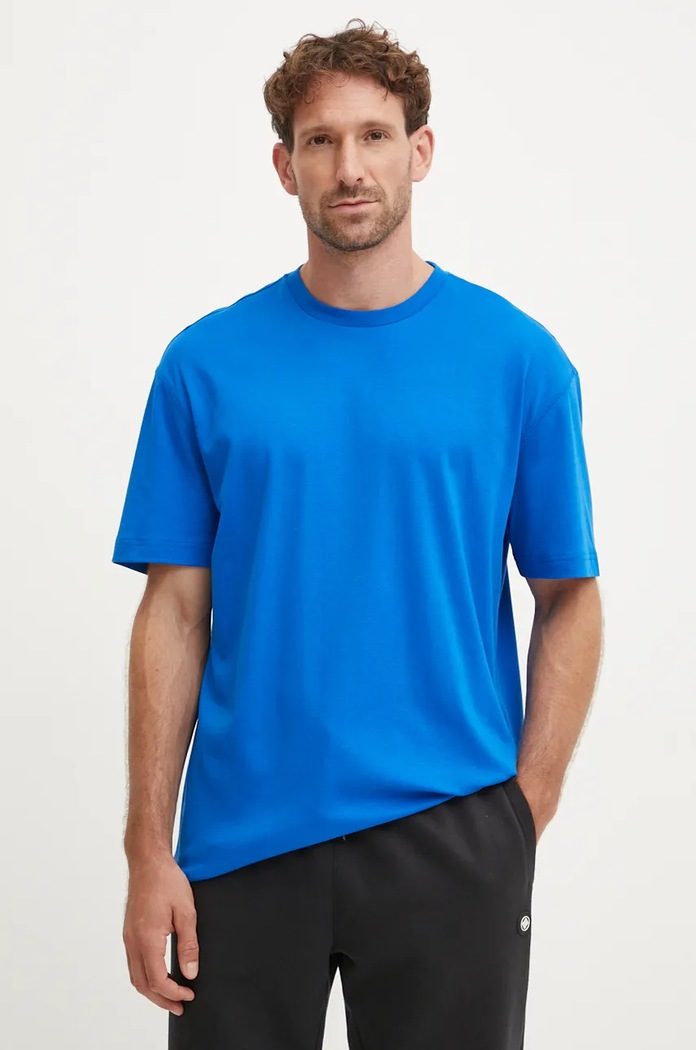 Oblečení Bavlněné tričko EA7 Emporio Armani AF10441.7M000019.UB058 modrá