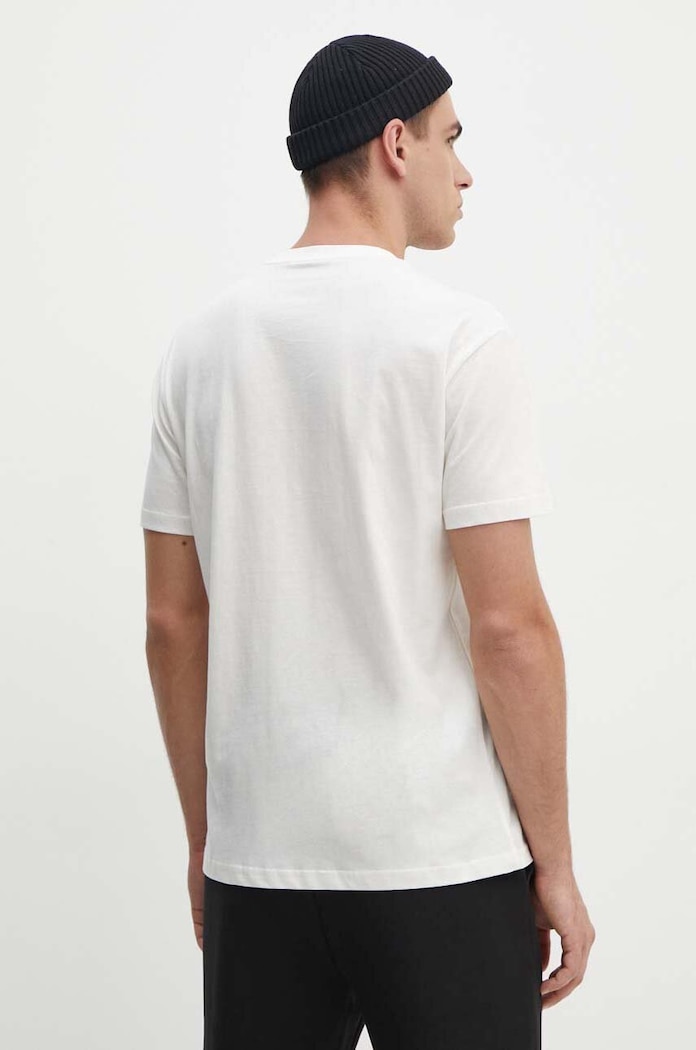 Odzież Armani Exchange t-shirt bawełniany 6DZTAD.ZJ9TZ beżowy
