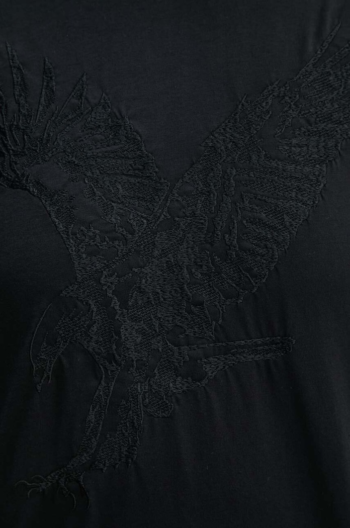 Armani Exchange t-shirt bawełniany 6DZTAD.ZJ9TZ czarny