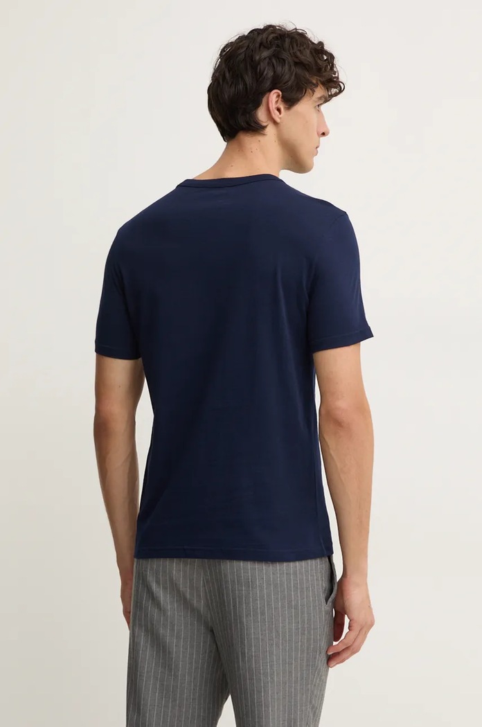 Odzież United Colors of Benetton t-shirt bawełniany 3I1XU109U granatowy