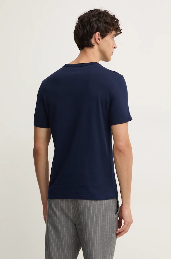 Odzież United Colors of Benetton t-shirt bawełniany 3I1XU109U granatowy