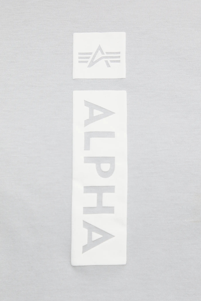 Alpha Industries t-shirt bawełniany szary 146509