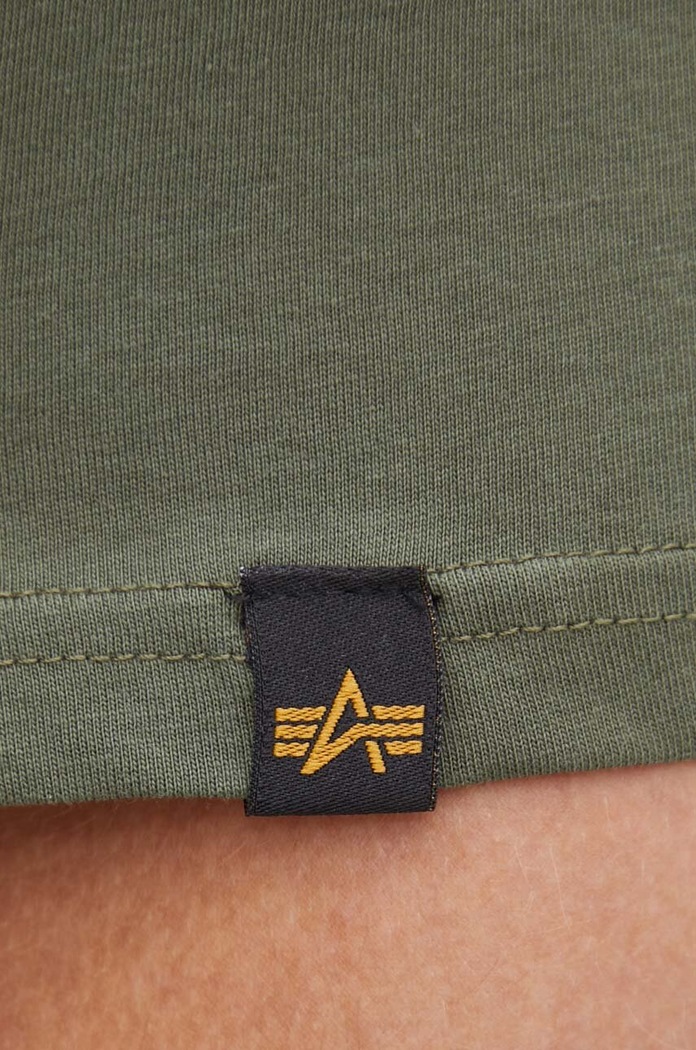 Pamučna majica Alpha Industries 146509 zelena