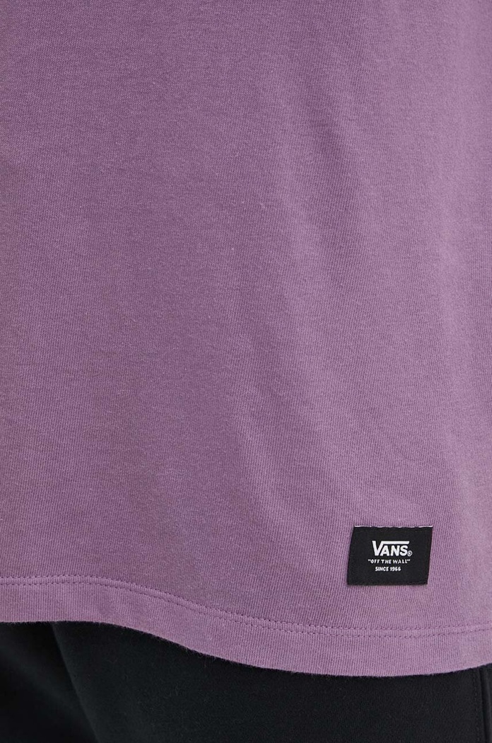 Bavlněné tričko Vans Vans fialová VN000G51CIF1