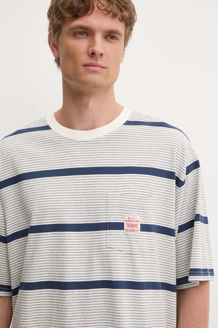 Levi's t-shirt bawełniany biały A5850