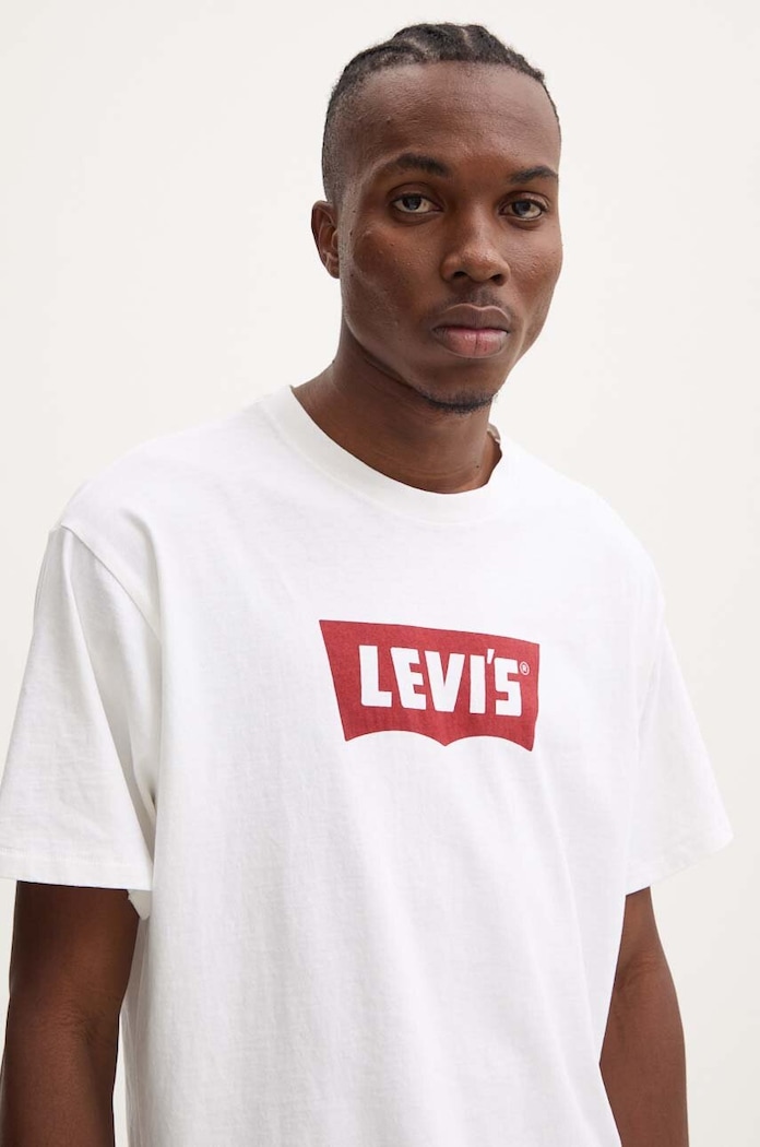 Bavlnené tričko Levi's biela 000RY