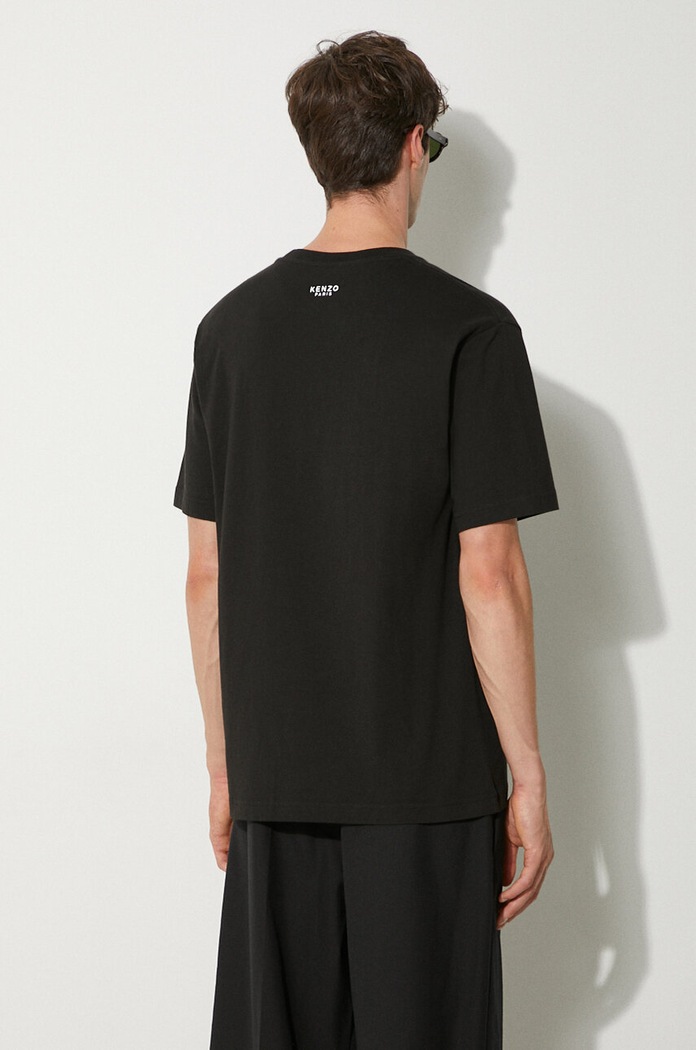 Îmbrăcăminte Kenzo tricou din bumbac Gots Boke Classic FE65TS4744SG.99J negru