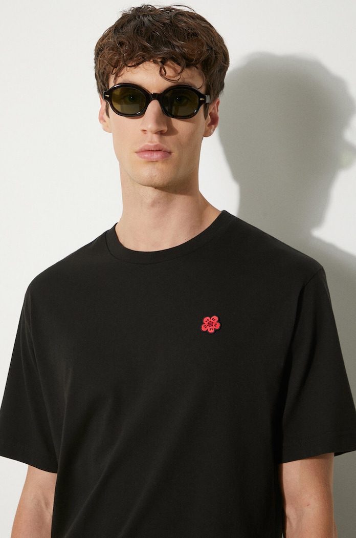 Kenzo tricou din bumbac Gots Boke Classic FE65TS4744SG.99J negru