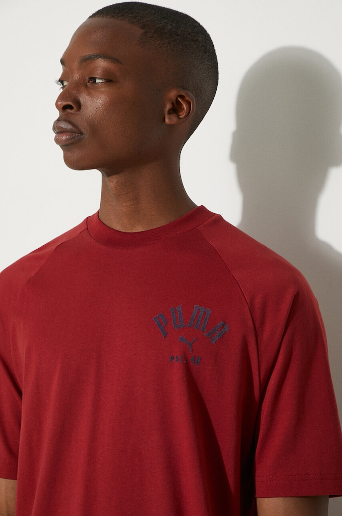 Puma t-shirt Classics Play Paris 626767 red