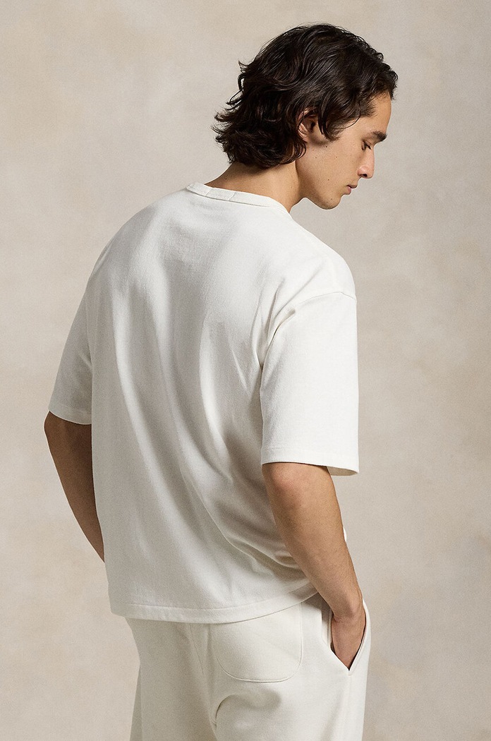 Βαμβακερό μπλουζάκι Polo Ralph Lauren 710939583 λευκό AW24